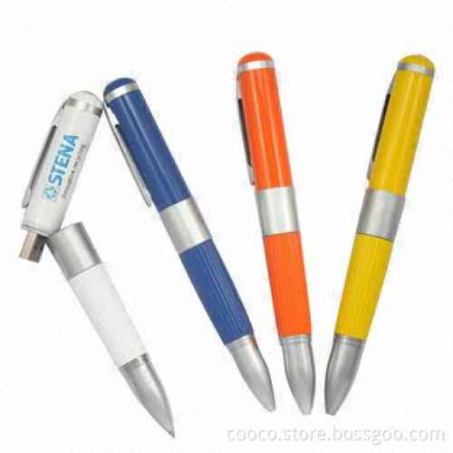 Pen USB Flash Drive with 10 Years Data Retention, CE/RoHS/FCC Certificate and 1 to 256GB Capacity